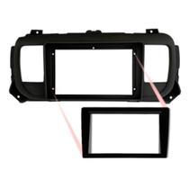 Moldura Fiamon 9" Jumpy/Fiat Scudo/Expert Preto Fosco