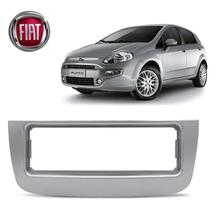 Moldura Fiat Punto Attractive 2014 Prata 1 Din