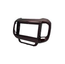 Moldura Fiat Toro Para 9 Polegadas 2016 A 2019 Vermelho Freedom