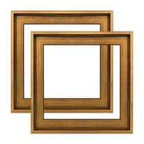 Moldura flutuante de lona FOLKOR para pinturas a óleo de 20x20, pacote com 2 Moldura flutuante de lona FOLKOR para pinturas a óleo de 20x20, pacote com 2