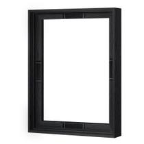 Moldura flutuante em tela Abtgt 11x14 preta para pinturas em tela