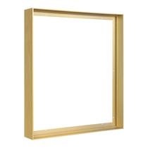 Moldura flutuante FOLKOR para pinturas em tela de 24x36 cm douradas Moldura flutuante FOLKOR para pinturas em tela de 24x36 cm douradas