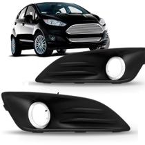 Moldura Ford New Fiesta 2013 2014 Aro Cromado