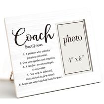 Moldura fotográfica Coach Definition Wood 8x10" para fotos de 4x6"