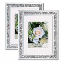 Moldura fotográfica espelhada ALLARTONLY Crushed Diamond 30x40cm, pacote com 2 Moldura fotográfica espelhada ALLARTONLY Crushed Diamond 30x40cm, pacote com 2