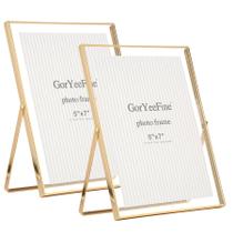 Moldura fotográfica flutuante GoryeeFine Gold, conjunto de 2 para 6x8"