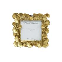Moldura fotográfica LONG XIN Vintage Gold para fotos de 4x4 polegadas