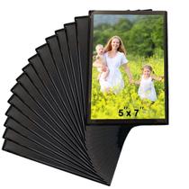 Moldura fotográfica magnética Sooyee 5x7cm para geladeira, pacote com 15