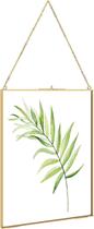Moldura fotográfica suspensa TLBTEK 20x25cm com vidro duplo para flores
