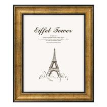 Moldura Golden State Art em ouro antigo com acabamento preto 8x10