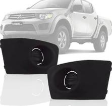 Moldura Grade Do Milha L200 Triton 2011 2012 2013 Sem Furo