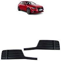 Moldura Grade do Milha Parachoque Dianteiro A3 Hatch 2017 2018 2019 Preto Poroso Moldura Grade do Milha Parachoque Dianteiro A3 Hatch 2017 2018 2019 Preto Poroso