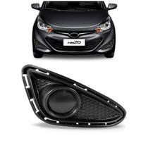 Moldura Grade Farol Milha Hb20 2012 2013 2014 2015 Sem Furo