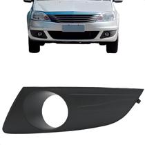 Moldura Grade Milha C/Furo Logan 2010 2011 2012 2013 Preto