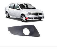 Moldura Grade Milha Com Furo Cinza Logan Moldura Grade Milha Com Furo Cinza Logan