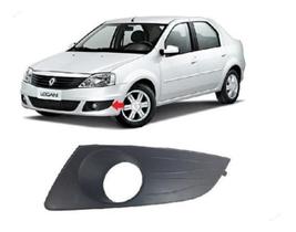 Moldura Grade Milha Furo Cinza Logan Moldura Grade Milha Furo Cinza Logan