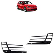 Moldura Grade Milha Golf TSI 2014 2015 2016 2017 2018 Black Piano Furo Milha Moldura Grade Milha Golf TSI 2014 2015 2016 2017 2018 Black Piano Furo Milha
