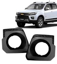 Moldura Grade Milha S10 2021 2022 2023 Preto Poroso Moldura Grade Milha S10 2021 2022 2023 Preto Poroso