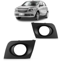 Moldura Grade Parachoque Farol Milha Agile Com Furo Moldura Grade Parachoque Farol Milha Agile Com Furo