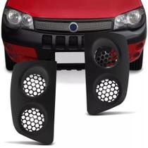 Moldura Grade Parachoque Strada E Palio Weekend Adventure SEM Furo De Milha 2005 2006 2007 2008 2009