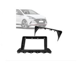 Moldura Hyundai HB20 2020/21 9" - Padrão Chinês - Preto Fosco Moldura Hyundai HB20 2020/21 9" - Padrão Chinês - Preto Fosco