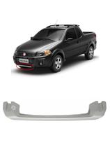 Moldura Inferior Prata Parachoque Dianteiro Strada Original