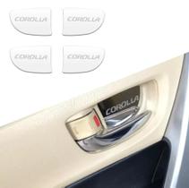 Moldura Interna da Maçaneta da porta CROMADA Toyota Corolla Xei 2015 a 2019