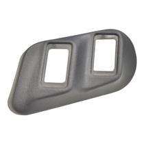 Moldura Interruptor Vidro Elét Dupla Quad Cinza Uso Geral Moldura Interruptor Vidro Elét Dupla Quad Cinza Uso Geral