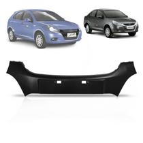 Moldura jac j3 11/15 aplique parachoque dianteiro - imp