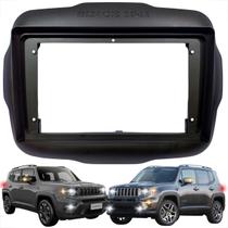 Moldura jeep renegade 2015 a 2019 para painel multimídia 9 polegadas 2 din mp5 preto 89/k7 Moldura jeep renegade 2015 a 2019 para painel multimídia 9 polegadas 2 din mp5 preto 89/k7