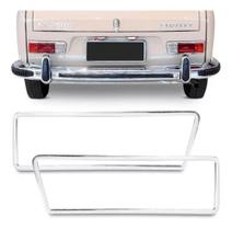Moldura Lanterna Traseira Variant Tl 69 70 71 72 Cromado Par
