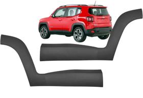 Moldura Lateral Porta Traseira Jeep Renegade 2015 até 2026 Texturizado Par 2 peças