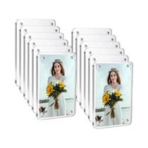 Moldura Magnética Reversível De Acrílico Transparente Para Exibição De Fotos Fujifilm Na Geladeira Moldura Magnética Reversível De Acrílico Transparente Para Exibição De Fotos Fujifilm Na Geladeira