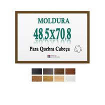 Moldura Marrom 48,5X70,8 Quebra Cabeça Grow 1000 Pecas Petg