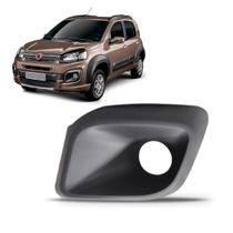 Moldura Milha Auxiliar Uno 2017 2018 2019 Preta