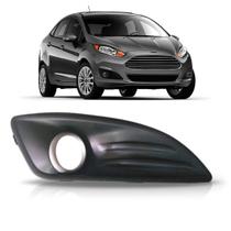 Moldura milha fiesta 2013 a 2015 com furo cinza escuro Moldura milha fiesta 2013 a 2015 com furo cinza escuro