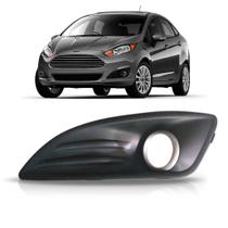 Moldura milha fiesta 2013 a 2015 com furo cinza escuro Moldura milha fiesta 2013 a 2015 com furo cinza escuro