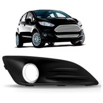 Moldura Milha Fiesta 2014 a 2016 Com Furo Aro Cromado Moldura Milha Fiesta 2014 a 2016 Com Furo Aro Cromado