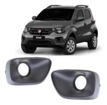 Moldura milha mobi 2021 preta c/furo par Moldura milha mobi 2021 preta c/furo par