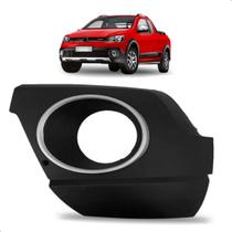 Moldura Milha Saveiro Cross G6 2013 A 2016 Aro Prata Moldura Milha Saveiro Cross G6 2013 A 2016 Aro Prata