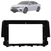 Moldura Multimidia 9 Polegadas Civic G10 2017 2018 2019 2020 2021 Black Piano