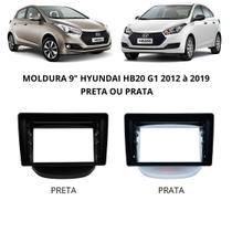 Moldura Multimidia 9 Polegadas Hyundai HB20 G1 2012 a 2019 Fiamon