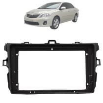 Moldura Multimidia 9 Polegadas Toyota Corolla 2008 Até 2013 Grafite