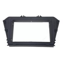 Moldura Multimidia 9 Polegadas Vw Gol G7 G8 Voyage Saveiro Preto Fosco Fiamon