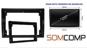 Moldura Multimídia Aro Redutor De 10 Para 9 Polegadas