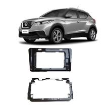 Moldura Nissan Kicks 2016 em diante 2Din 10" Black Piano Expex - EPX10NS003