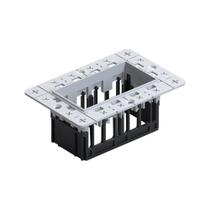 Moldura No-Frame Nordecor 6681 para 2 Módulos Tap Branco