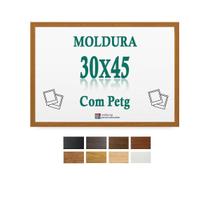 Moldura Oncinha 30X45 Cm Para Folha Impressão Poster Petg