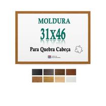 Moldura Oncinha 31X46 Para Quebra Cabeça 1.000 Pecas + Petg