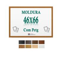 Moldura Oncinha 46X66 Cm Para Folha Impressão Poster Petg